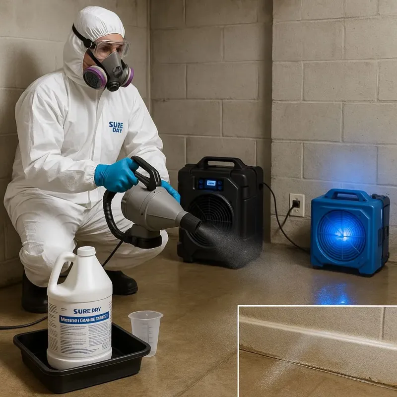 Sanitization and Odor Removal process in Seven Hills, OH