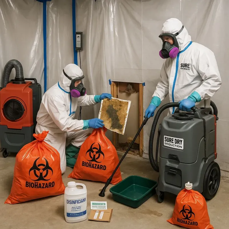 Contaminated Water Handling Protocols process in Seven Hills, OH